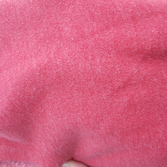 PINK V-neck Hoodie - Picture 6 of 6